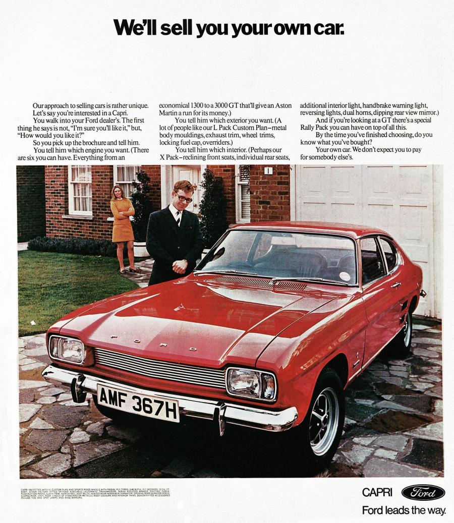  Ford Capri 1969 года  (фото 7 из 11)